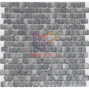 Grey Color Cracked Edge Crystal Mosaic (CFC327)